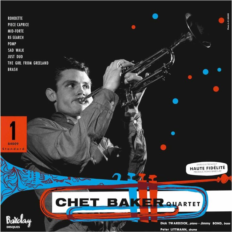 Chet Baker Quartet: In Paris Vol. 1 LP album cover